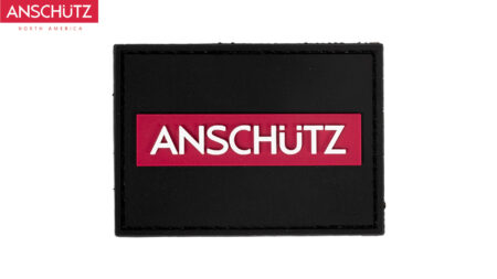 Anschutz Patch Velcro Black with Red logo (018875)