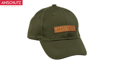 Anschutz Green Hat with light brown leather Logo (015805)