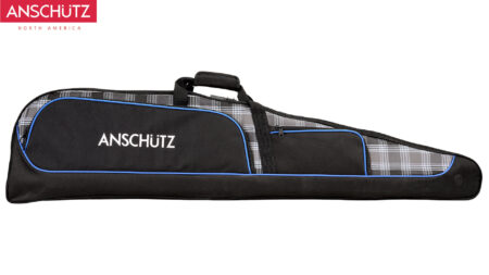 Anschutz Soft Rifle Case - Blue/Black Plaid (015372) - Discontinued